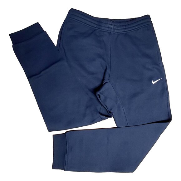 Nike Men's Sweatpants, Color:Navy, Size M Waist Elastic with Drawstring, Swoosh - Picture 2 of 8